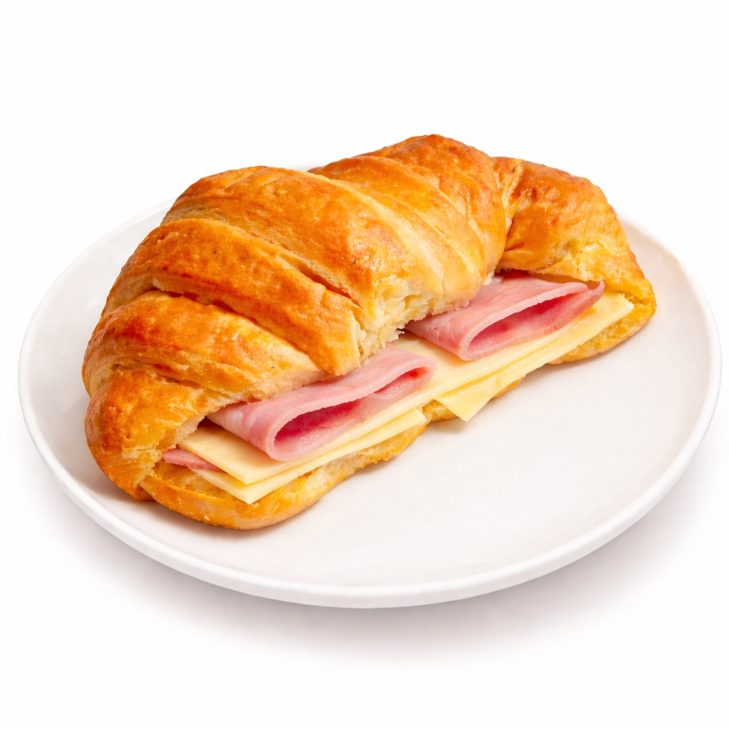 Croissant con Jamón y Queso